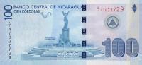 Gallery image for Nicaragua p208a: 100 Cordobas