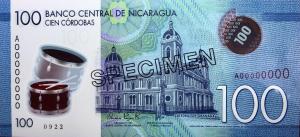 Gallery image for Nicaragua p212s: 100 Cordobas
