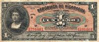 p44b from Nicaragua: 1 Peso from 1910