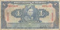 p91b from Nicaragua: 1 Cordoba from 1951