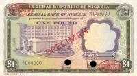 p12s from Nigeria: 1 Pound from 1968