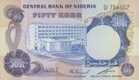 p14e from Nigeria: 50 Kobo from 1973