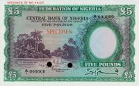 Gallery image for Nigeria p5ct: 5 Pounds