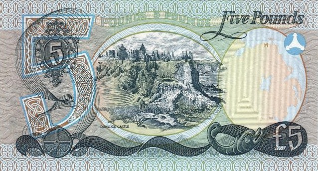 Back of Northern Ireland p248b: 5 Pounds from 1979