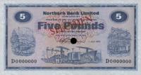 p188s from Northern Ireland: 5 Pounds from 1970