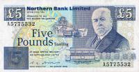 p193a from Northern Ireland: 5 Pounds from 1988