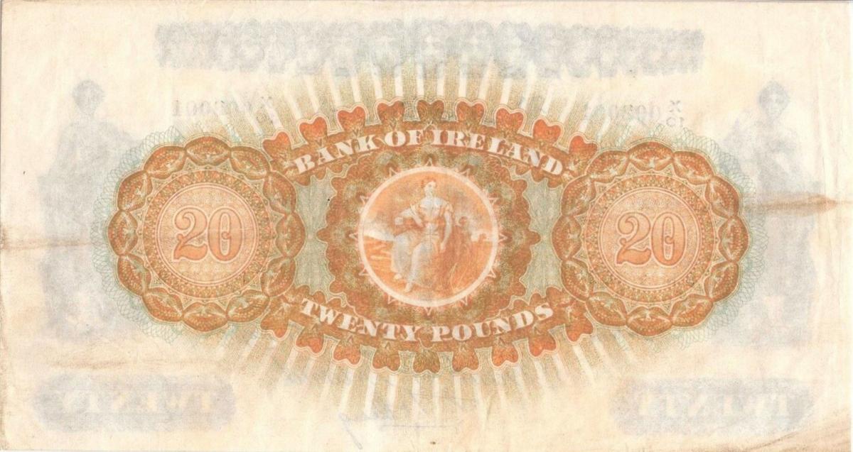 Back of Northern Ireland p54: 20 Pounds from 1929