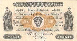p54 from Northern Ireland: 20 Pounds from 1929