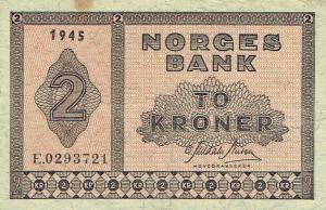 Gallery image for Norway p16a3: 2 Kroner
