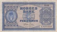 Gallery image for Norway p25a: 5 Kroner