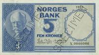 p30s2 from Norway: 5 Kroner from 1955