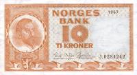 p31d from Norway: 10 Kroner from 1965