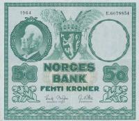 p32c from Norway: 50 Kroner from 1959