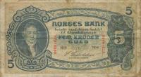 Gallery image for Norway p7b: 5 Kroner