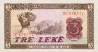 p34a from Albania: 3 Leke from 1964