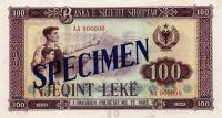 p39s from Albania: 100 Leke from 1964