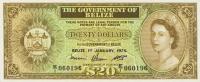 Gallery image for Belize p37a: 20 Dollars