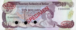 Gallery image for Belize p40s: 10 Dollars