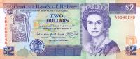 Gallery image for Belize p52b: 2 Dollars