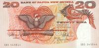 p10a from Papua New Guinea: 20 Kina from 1981