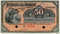 p105s2 from Paraguay: 50 Centavos from 1903