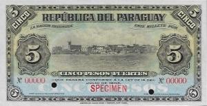 Gallery image for Paraguay p108s1: 5 Pesos