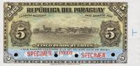 Gallery image for Paraguay p108s2: 5 Pesos