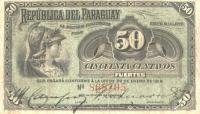 p137a from Paraguay: 50 Centavos from 1916