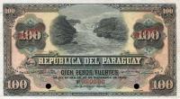 p146s from Paraguay: 100 Pesos from 1920