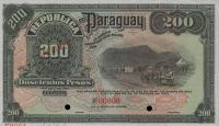 p153s from Paraguay: 200 Pesos from 1920