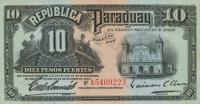 p164a from Paraguay: 10 Pesos from 1920