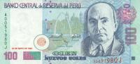 p172 from Peru: 100 Nuevos Soles from 1999