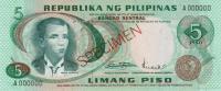 Gallery image for Philippines p143s2: 5 Piso