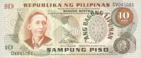 p154a from Philippines: 10 Piso from 1970