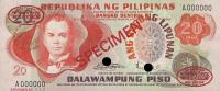 Gallery image for Philippines p155s2: 20 Piso