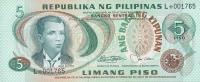 Gallery image for Philippines p160r: 5 Piso