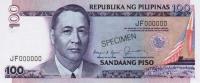Gallery image for Philippines p172s1: 100 Piso