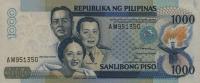 p174b from Philippines: 1000 Piso from 1991