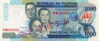 Gallery image for Philippines p186s2: 1000 Piso