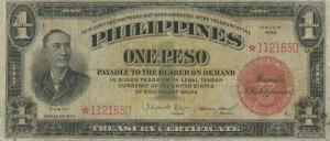 p81r from Philippines: 1 Peso from 1936
