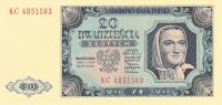 Gallery image for Poland p137a: 20 Zlotych from 1948