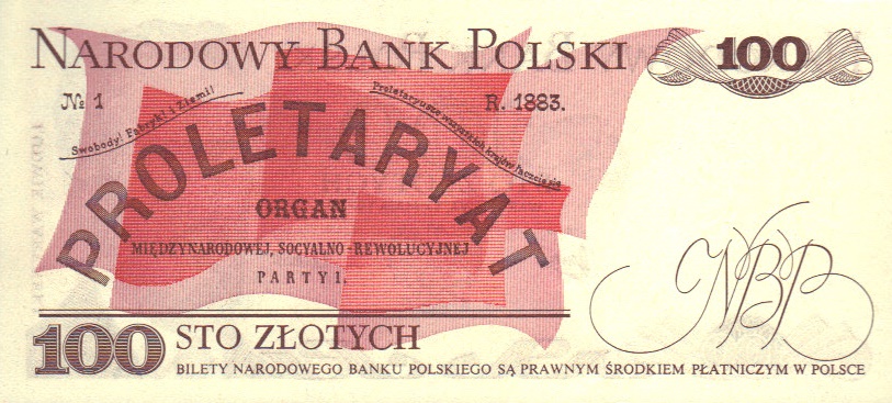 Back of Poland p143b: 100 Zlotych from 1976