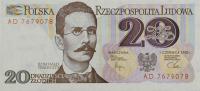 p149b from Poland: 20 Zlotych from 1992