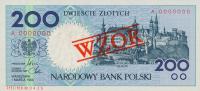 p171s from Poland: 200 Zlotych from 1990