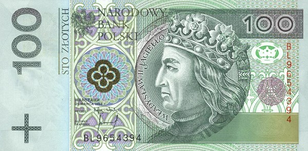 Front of Poland p176a: 100 Zlotych from 1994
