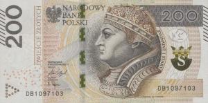 p189b from Poland: 200 Zlotych from 2021