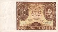 p75a from Poland: 100 Zlotych from 1934