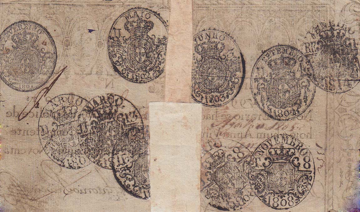 Back of Portugal p46a: 20000 Reis from 1828