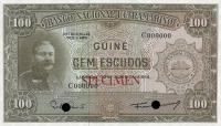 p41ct from Portuguese Guinea: 100 Escudos from 1964