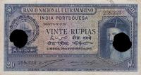 Gallery image for Portuguese India p37x: 20 Rupia